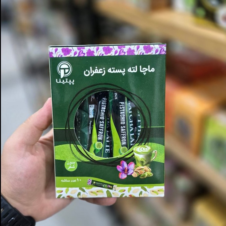 ماچا لته پسته زعفران ماچا لته پسته زعفران - Image 1