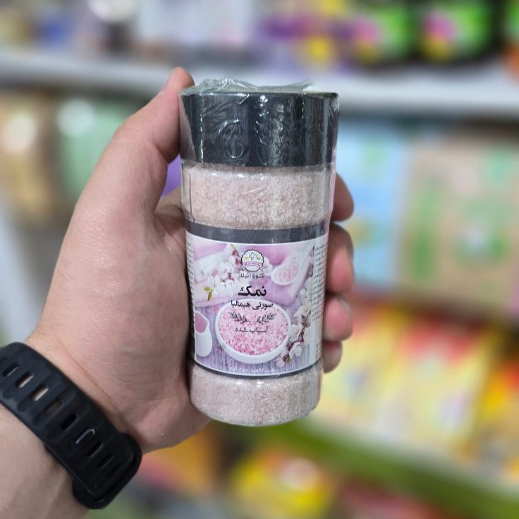 نمک صورتی هیمالیا آسیب شده نمک صورتی هیمالیا آسیب شده - تصویر 1